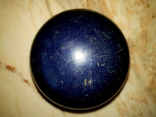 Antique Vintage Old Amber Bakelite Catalin Blue Dice Beads Faturan Block 2044 gr 2