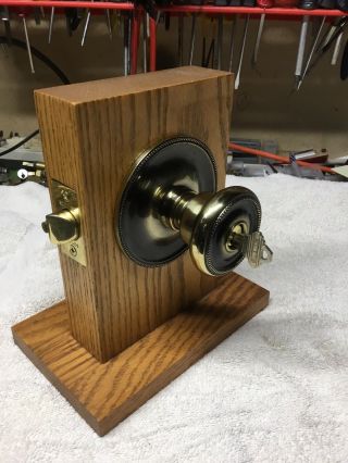 Schlage Vintage Lockset,  Rare Mid Century,  Grade 1,  Locksmith 2