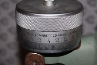 VTG LS Starrett Co No T469 Precision Micrometer Carl Zeiss Germany Base 4