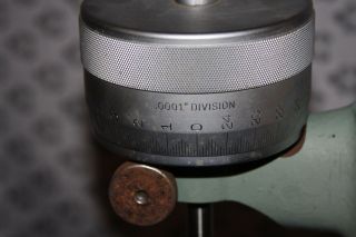 VTG LS Starrett Co No T469 Precision Micrometer Carl Zeiss Germany Base 5