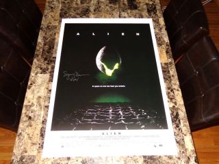 Sigourney Weaver Rare Signed Autographed Alien Full Size Movie Poster Ripley