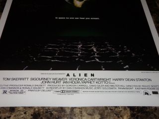 Sigourney Weaver Rare Signed Autographed Alien Full Size Movie Poster Ripley 8