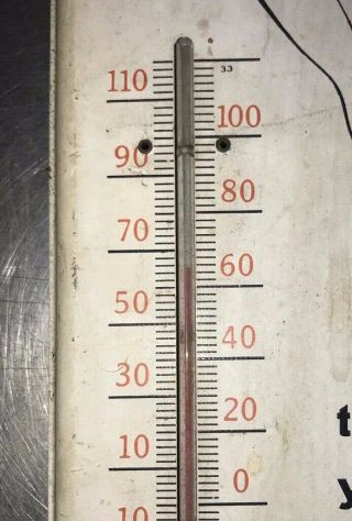 Vintage Master Portable Heater Advertising Thermometer 3