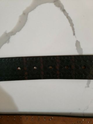 Ralph Lauren RRL Vintage Studded Brown Leather Belt 7