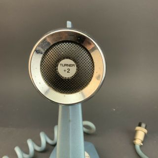 Vintage TURNER,  2 MIC 4 pin Ham CB radio Desktop Microphone 2