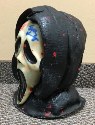 Scream Ghostface Signed Mask Bust Rare 1997 1:1 Life Size Horror Prop wes craven 2