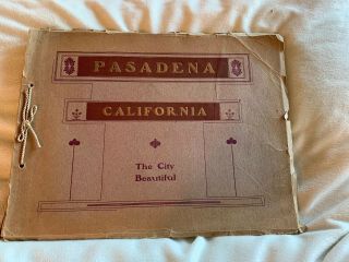 Pasadena The City Evening Star Promotion Brochure Early 1900s Rare