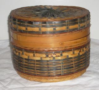 Antique / Vintage Wicker Sewing Basket