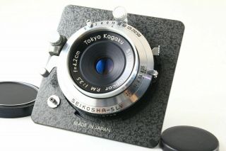 [rare Good] Tokyo Kogaku Topcor P.  M 4.  2cm 42mm F/3.  5 Lens Seiko From Japan 5586