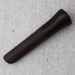 Vintage E.  V.  Iverson Wooden Rosewood Duck Call Brass Reed Hunting Goose Call 8