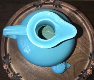 Fiesta Dinnerware FiestaWare Homer Laughlin HLCo Vintage Turquoise Carafe 5