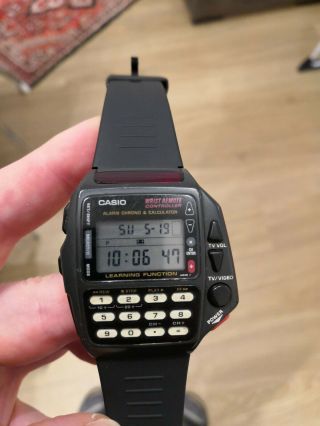 Rare Vintage Casio Cmd - 40 Remote Controller Watch Japan Module 1174 Watch