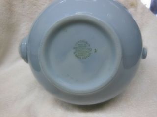 WEDGEWOOD QUEENSWARE,  BLUE TEA POT,  VINTAGE 6