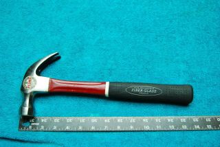 Vintage Plumb Tool 20 Oz Claw Hammer Nos Permabond Pat Sticker Fiberglass Handle