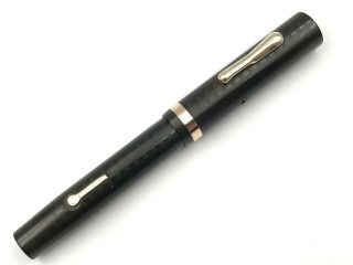 Vintage C1927 Conklin Bchr Hard Rubber Student Special Fountain Pen 14k Nib