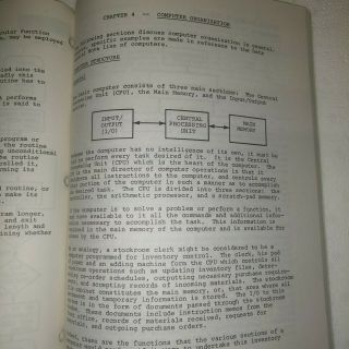 1973 DATA GENERAL NOVA VINTAGE COMPUTER FUNDAMENTALS MINI - COMPUTER PROGRAMMING 7