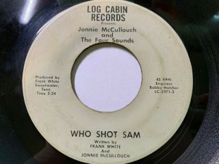 Rare Rockabilly 45/ Jonnie Mccullouch & Four Sounds " Who Shot Sam "