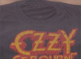 Ozzy Osbourne Motorhead Scorpions Def Leppard Vintage 1980s T Shirt Unworn