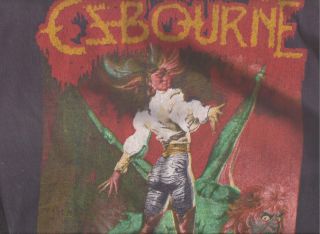 Ozzy Osbourne Motorhead Scorpions Def Leppard vintage 1980s T SHIRT UNWORN 3