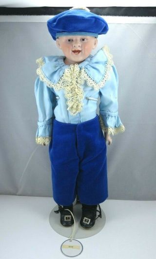 Antique Vintage Gebrüder Heubach Character Boy Doll With Tag Made In Germany