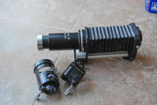 Nikon F Camera Mount Adapter For Microscope - Vintage Model Adaptor