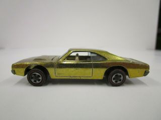 Vintage Hot Wheels Redline - CUSTOM DODGE CHARGER (Gold) 2