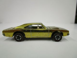 Vintage Hot Wheels Redline - CUSTOM DODGE CHARGER (Gold) 4