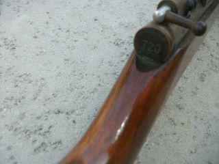 Vintage BENJAMIN FRANKLIN No.  720 BB Shot Air Rifle 6