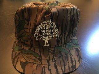 Vintage Mossy Oak Hunting Hat Cap Adjustable Made In Usa Camouflage