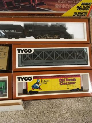 TYCO Chattanooga Choo Choo HO Scale Vintage Steam Locomotive Complete Set 2