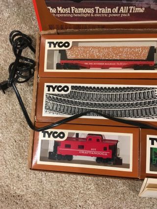 TYCO Chattanooga Choo Choo HO Scale Vintage Steam Locomotive Complete Set 4