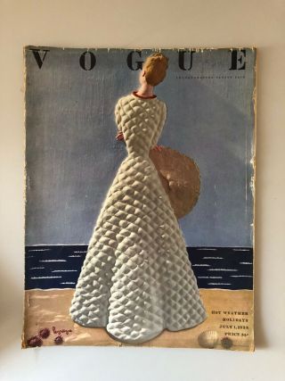 Vintage Vogue and Harper Bazaar magazines 1930s and 40s 3