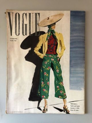 Vintage Vogue and Harper Bazaar magazines 1930s and 40s 8