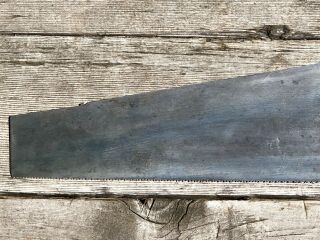 Vintage Disston No.  12 Hand Saw—20” Blade—11 TPI—Straight—Clean—1896 - 1917 5
