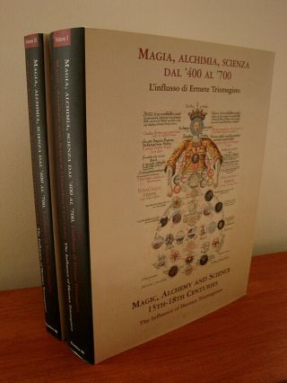 Rare 2 Vol.  Set Magic Alchemy Science / Occult Hardcover Paracelsus