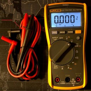 Fluke 117 Digital Multimeter W/ Non - Contact Voltage,  Fluke Tl75 Leads
