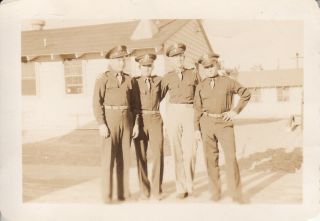 Orig Wwii Snapshot Photo 4 Named Aaf Pilot Officers Dorr Field 1942 Florida 63