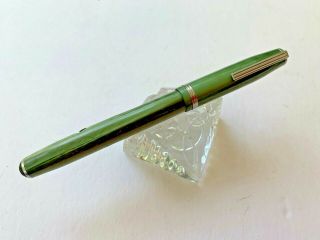 Vintage Green Esterbrook Lj Fountain Pen 9128 Ef Flexible Nib Made In England