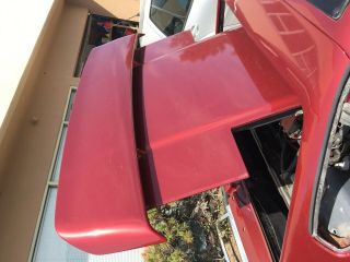 1984 - 1988 Pontiac Fiero Gt Rare Red 85 86 87 88 Spoiler Wing