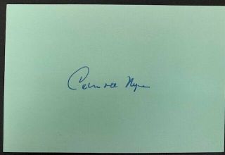 Rare - Carroll Nye Vintage Autograph - Gone With The Wind