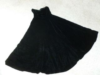 Victorian True Vintage Black Velvet Strapless Dress & Jacket Milmont 7