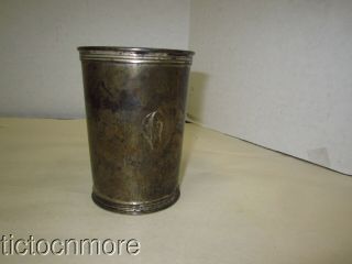 Vintage Sterling Silver Derby Julep Cup 3.  80oz