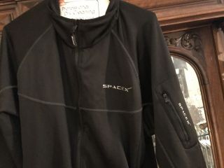 Space X Elon Musk (tesla) Sweater Jacket For Employees Only Rare Limited Size M