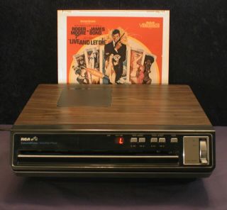 Vintage Rca Selectavision Videodisc Player Sft100w James Bond &