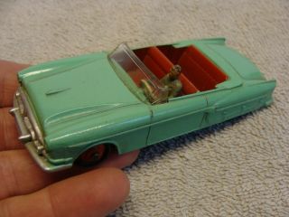 Green Vintage Dinky Toys No.  132 - Packard Convertible W Driver Old