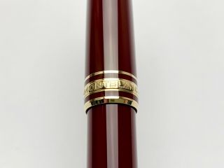 Vintage Montblanc Meisterstuck No.  144 Fountain Pen in Bordeaux Color 3