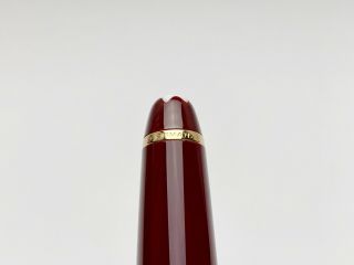 Vintage Montblanc Meisterstuck No.  144 Fountain Pen in Bordeaux Color 5