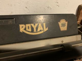 Vintage Antique Royal Typewriter Royal 10 2