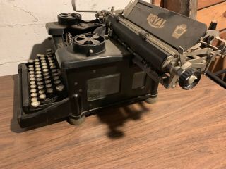 Vintage Antique Royal Typewriter Royal 10 3