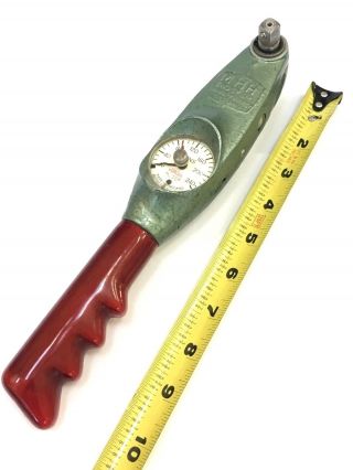 Mhh Torqueleader Dial Torque Wrench Vintage 0 - 240 Lbf - In